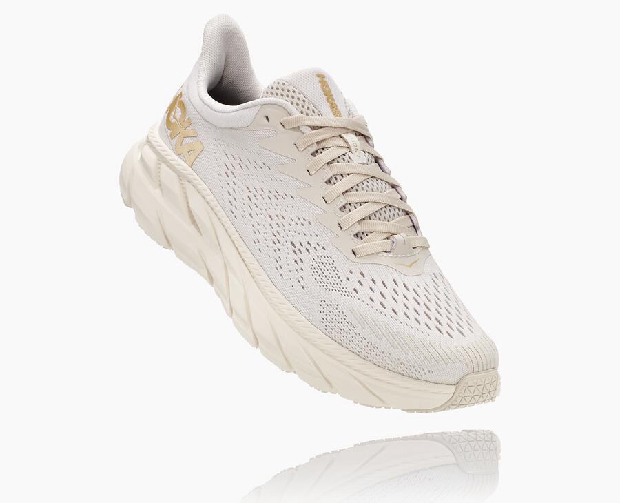 Tenis Hoka One One Feminino Branco - Clifton 7 - 125-EQNFSL